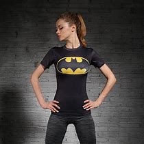 Image result for Girl in Batman T-Shirt
