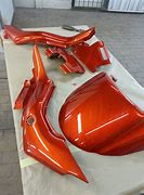 Image result for Orange Motorcycle Silver Frame