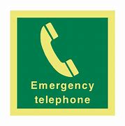 Image result for Emergency Phone Sticker