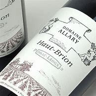 Image result for Allary Haut Brion