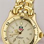 Image result for Tag Heuer Gold Plated Link Watch