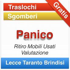 ritiro mobili usati ritiro mobili e arredamenti usati lecce ditta panico ritiro mobili usati ritiro mobili e arredamenti usati lecce ditta panico