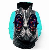Image result for Cat with Galaxy Glasses Hoodie