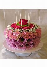 Image result for Happy Birthday Cake with Flowers