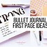 Image result for Bullet Journal Cover Page