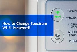 Image result for Spectrum Change Wifi Password