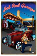 Image result for Hot Rod Garage Signs