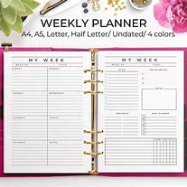 Image result for Week at a Glance Excel Template
