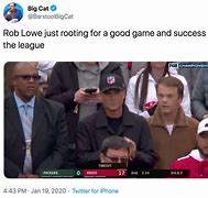 Image result for Rob Lowe NFL Hat Meme