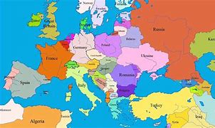 Image result for Europe Map with Countries HD