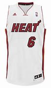Image result for LeBron James Miami Jersey Red Wearing