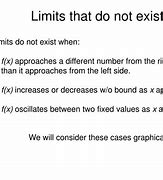 Image result for Conditions in Which Limit Does Not Exist