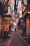 Image result for Japanese City Art