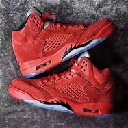 Image result for Jordan 5 Red and Yellow