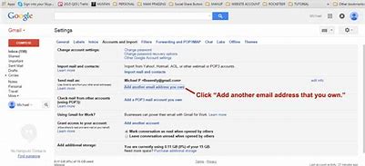 Image result for Send Email to Gmail Settings