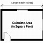 Image result for Inches to Square Feet
