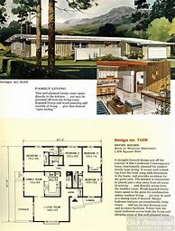Image result for Contemporary House Plans 1960s