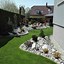 Image result for Front Yard Landscaping Ideas with Pebbles
