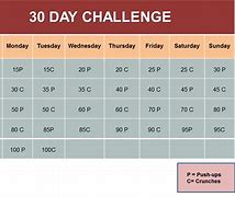 Image result for 30-Day Challenge Printable PDF