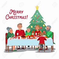 Image result for Family Christmas Dinner Clip Art