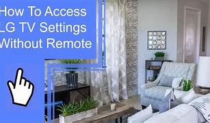 Image result for How to Access LG TV Settings