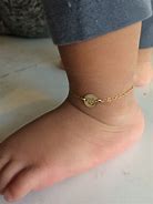 Image result for Baby Anklet Gold