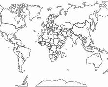 Image result for Earth Map Blank