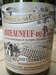 Image result for Domaine de la Cote l'Ange Chateauneuf Pape