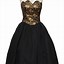Image result for White and Gold Cocktail Dress
