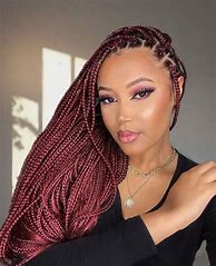 Image result for Styles with Box Braids