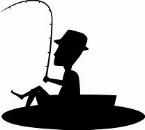 Image result for River Fishing Silhouette