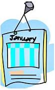 Image result for January Calendar Clip Art