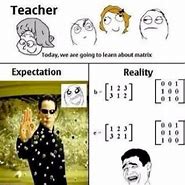 Image result for Matrix Math Memes