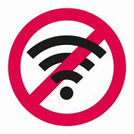 Image result for Printable No Wi-Fi Zone Sign