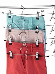 Image result for Single Trouser Hanger with Clips