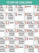 Image result for 30-Day AB Challenge for Women Printable