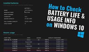 Image result for Battery Health Check On Windows 10