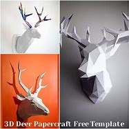 Image result for Printable 3D Paper Crafts Templates