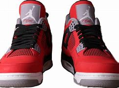 Image result for Nike Air Jordan 1 Red and White PNG