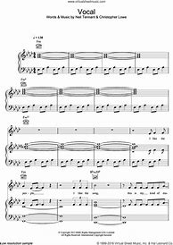 Image result for Voice Sheet Music