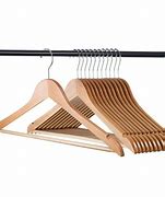 Image result for wooden clothes hangers