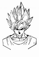 Image result for Goku Vector Black and White