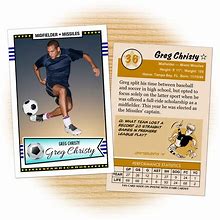 Image result for Custom Football Trading Cards