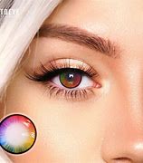 Image result for Pink Clear Contacts