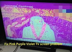 Image result for Broken Purple Screen TV
