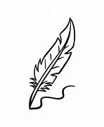 Image result for Writing Feather Drawing