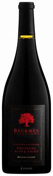 Image result for Beckmen Grenache Late Harvest Purisima Mountain