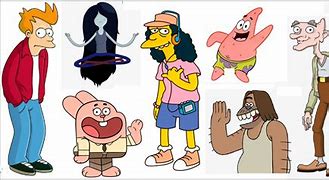 Image result for Modern Day Cartoon Characters