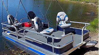 Image result for Small Pontoon Boats