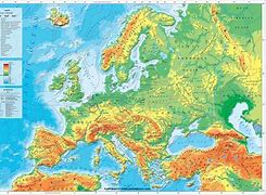 Image result for Europe Physical Map Black and White